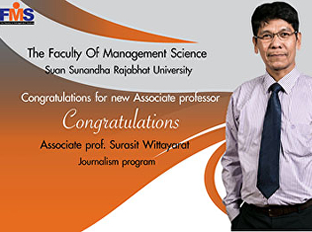 Congratulations Associate prof. Surasit
Wittayarat
