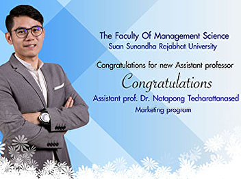 Congratulations  Assistant prof. Dr.
Natapong Techarattanased