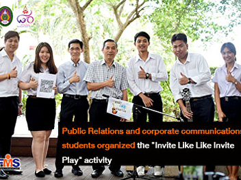 Public Relations and corporate
communications students organized the
