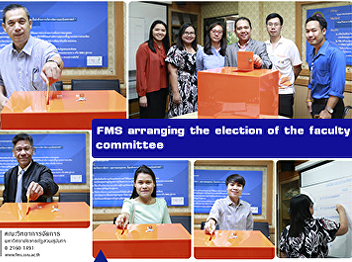 FMS arranging the election of the
faculty committee