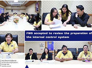 FMS accepted to review the preparation
of the internal control system