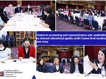 Course in accounting and communication
arts, undertaking an internal
educational quality audit Course level
Academic year 2019