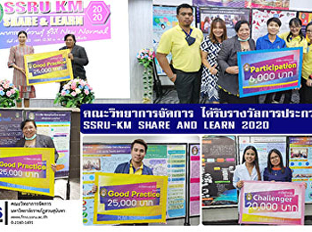 คณะวิทยาการจัดการ ได้รับรางวัลการประกวด
