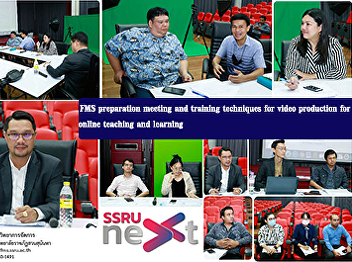 FMS preparation meeting and training
techniques for video production for
online teaching and learning