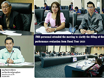 FMS personnel attended the meeting to
clarify the filling of the performance
evaluation form Fiscal Year 2021
