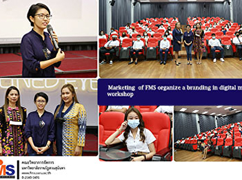Marketing  of FMS organize a branding in
digital marketing workshop