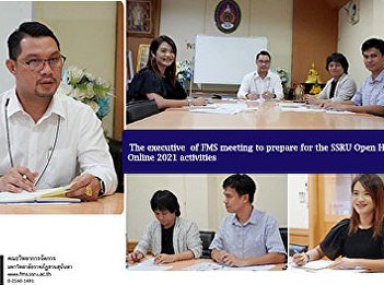 The executive  of FMS meeting to prepare
for the SSRU Open House Online 2021
activities