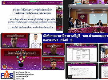 Accounting students of FMS  present
research  at the 3rd NACRIPVE national
level