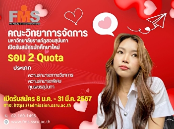 Publicizing the recruitment of new
students, regular semester, bachelor's
degree level Academic year 2024 (Round 2
Quota) Academic Ability/Special Ability
Category/and Phet Sunandha Scholarship