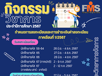 Academic activities Academic year 2024