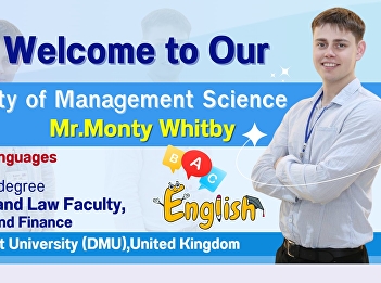 Faculty of Management Science Suan
Sunandha Rajabhat University welcomes  a
foreign exchange student from De
Montfort University (DMU).