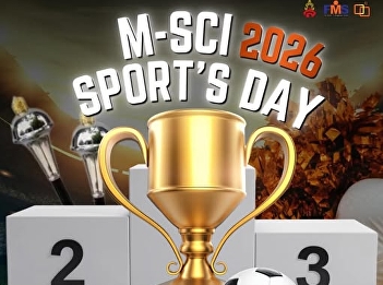 Are you ready for the sporting event
everyone's been waiting for! M-SCI
SPORT'S DAY 2026 is back! A day of
energy, unity, and cheering from the
Faculty of Management Science community.