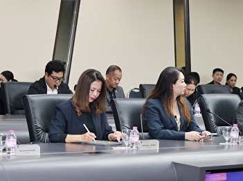 The administrators of the Faculty of
Management Sciences attended the
University Executive Committee meeting
No. 7/2569.